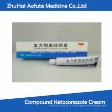 Composto Ketoconazole Creme Anti Acne Fungal